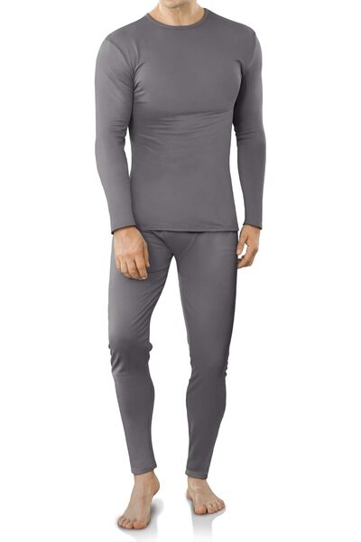 OEM Set de lenjerie termică pentru bărbați, strat cald și respirabil, grafit, L