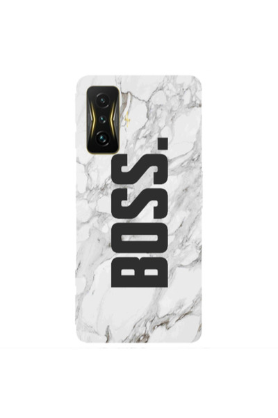 Other Xiaomi Poco F4 Gt Marble Boss Transparent Silicone TPU Θήκη