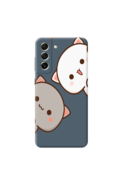 Other Samsung S21 PLUS We are here Dark Grey Colored Silicone TPU Θήκη