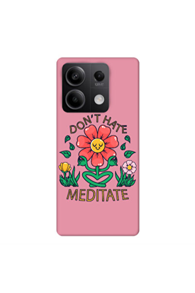 Other Xiaomi Redmi Note 13 5G Meditate Pink Colored Silicone TPU Θήκη