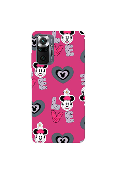 Other Xiaomi Redmi Note 10 Pro 4G Minnie Fuchsia Colored Silicone TPU Θήκη