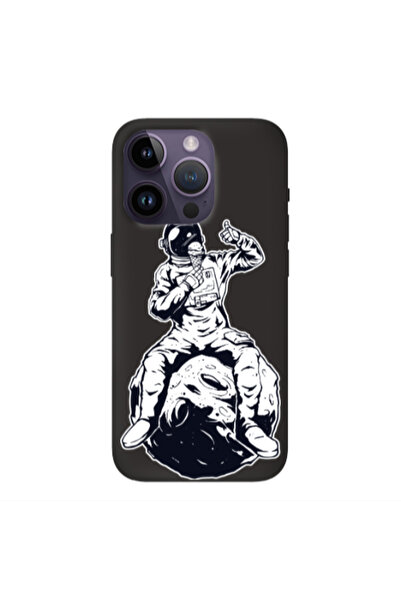 Other Apple iPhone 14 Pro Max ice cream in space Black Colored Silicone TPU Θήκη
