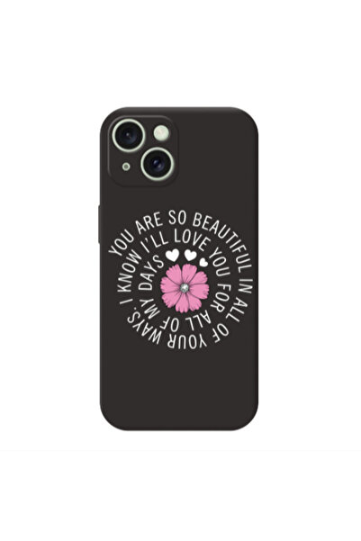 Other Apple iPhone 15 Your Ways Black Colored Silicone TPU Θήκη
