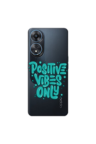 Other Oppo A 98 Positive Vibes Only Transparent Silicone TPU Θήκη