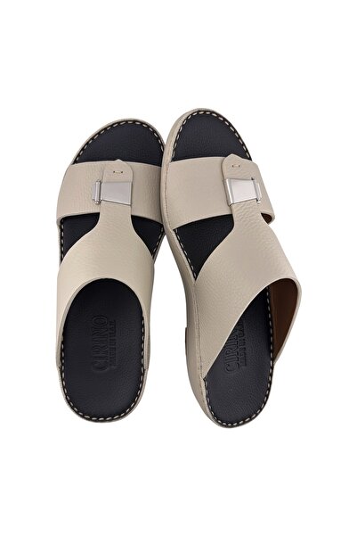 Cirino ( M-3500 ) Handmade Arabic Men's Slippers | Outdoor Arabic Sandals For...