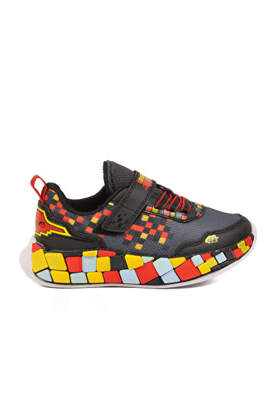 AYK'S Pantofi sport pentru băieți negru-roșu-galben 1030 P