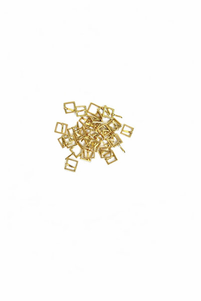iğne izi 10 Adet 14 mm Metal Pin Tokalı Çanta Saat Tokası Gold, Kare Metal Ça...