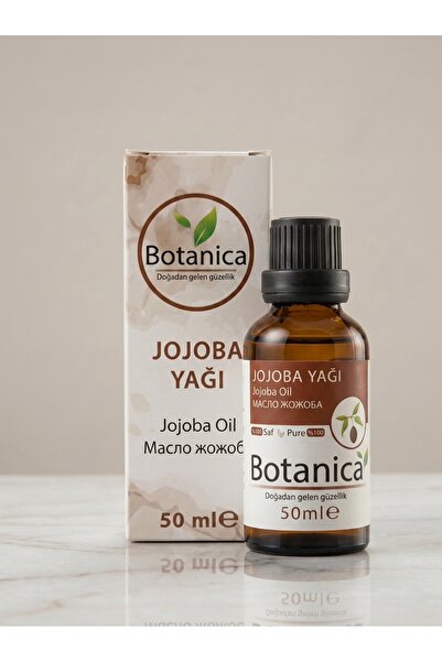 botanica 100% Pure Cold Pressed Jojoba Oil 50 ml – Sebum Balancing and Anti-P...