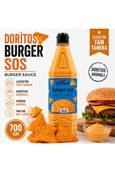 retsam sos 1 ADET DORİTOSLU BURGER SOS (730GR.)