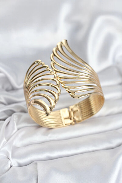 ARMÜZ Brass Gold Color Vintage Women's Bracelet