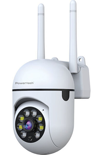 POWERTECH PT-1546 Κάμερα Παρακολούθησης IP Wi-Fi Full HD 1080p με Αμφίδρομη Ε...