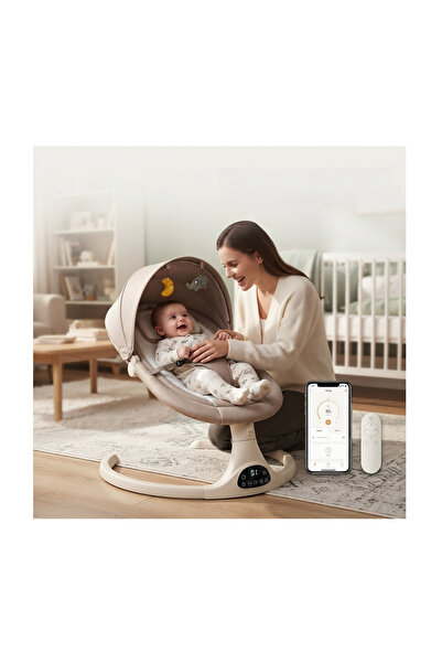 OEM Balansoar electric ergonomic pentru bebeluși cu legănare automată | Telec...