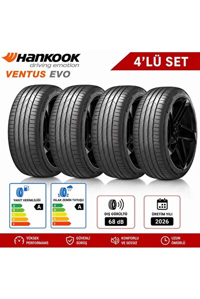 Hankook (4'lü Set) 235/50R19V 04 K137A L B EV Ventus evo SUV K (Üretim 2026)