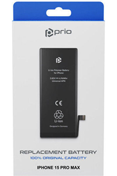 Prio Συμβατή Ανταλλακτική Μπαταρία 4422mAh για iPhone 15 Pro Max