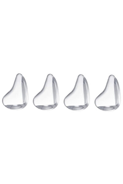 YBOSHOP Set 4 protecții colțuri din silicon transparent, adezive, pentru copii