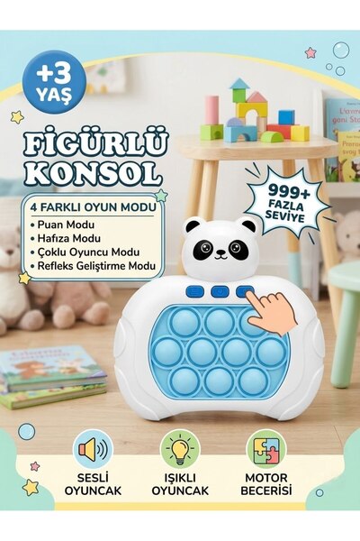 ARAD PRO Figürlü Işıklı ve Sesli Akıllı Popit El Konsolu - Zeka ve Hafıza Gel...