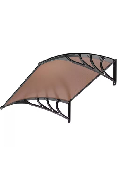 Gardinus Pratik Sundurma 150 X 80 Cm Siyah Ayak Bronz Levha