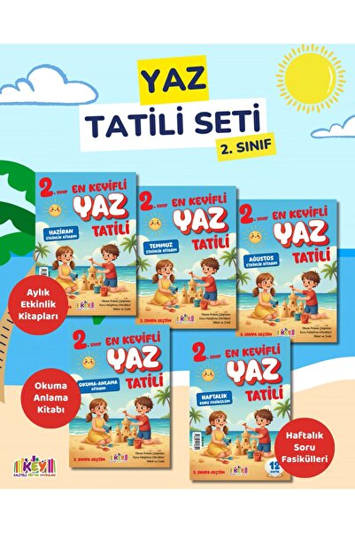 Key Kaliteli Eğitim Yayınları 2. Sınıf En Keyifli Yaz Tatili Seti