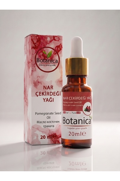 botanica 100% Pure Cold Pressed Pomegranate Seed Oil 20 ml – Anti-Aging Facia...