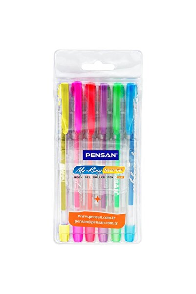 My-king Neon 6403 Jel Kalem 6lı Set Pe02227jkoon6