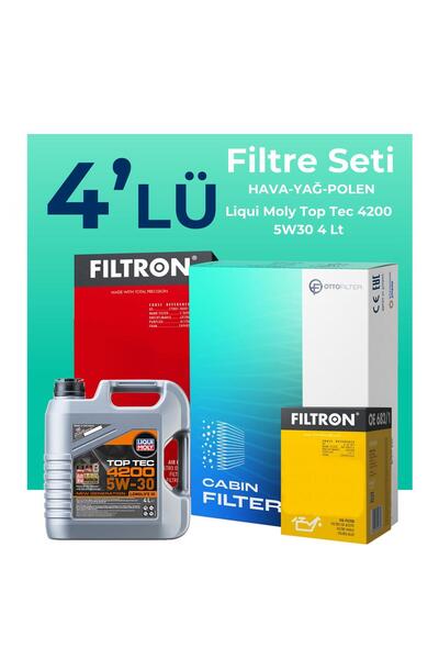 Filtron Fiat Fiorino 1.3 Dizel Filtre Bakım Seti Liqui Moly Motor Yağlı EURO ...