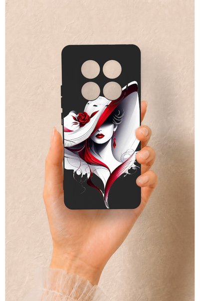 Vip Case Redmi Note 14 Pro 5g Compatible Mademoiselle Patterned Silicone Case