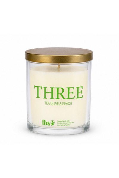 The Beauty Secrets ثلاث شموع معطرة