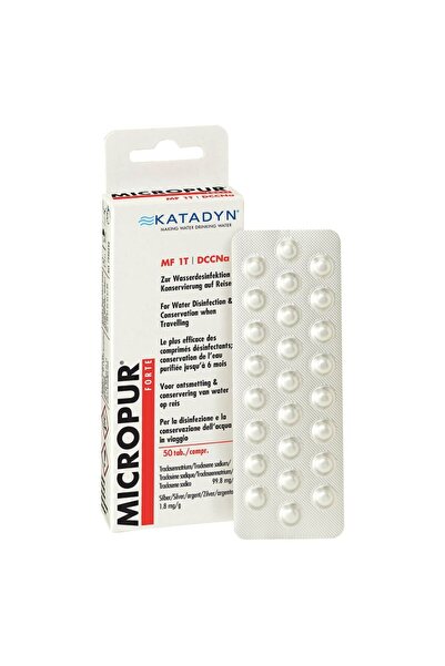 KATADYN Ταμπλέτες Καθαρισμού Νερού Micropur Forte MF 1T 50τμχ