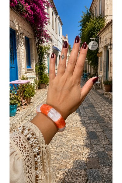 GMN COLLECTION YENİ SEZON YENİ SERİ ALAÇATI TARZ SEDEFLİ MİNELİ DETAYLI LASTİ...