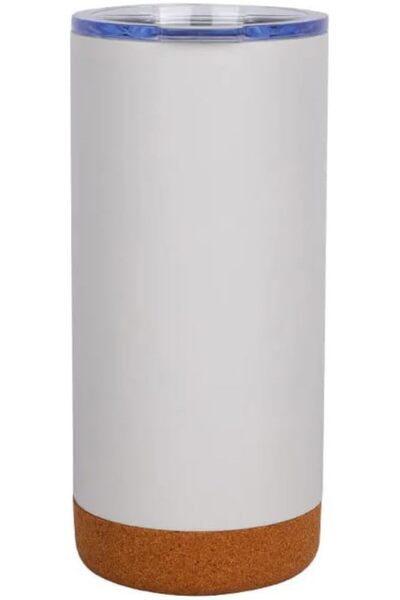 HXD Zoomlion 20oz Stainless Steel Travel Tumbler with Cork Bottom Double Wall...