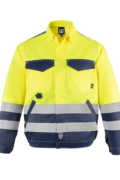 axon Σακάκι HI-VIS FLUOR YELLOW/NAVY BLUE M