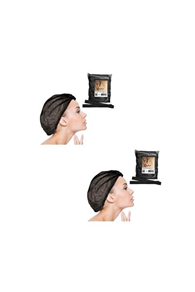 Empressco Disposable Black Tela Bonnet, Hygienic and Comfortable Design