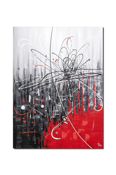 artnova Γιγάντιο αφηρημένο χειροποίητο έργο ζωγραφικής, Φαντασία στο αφηρημέν...