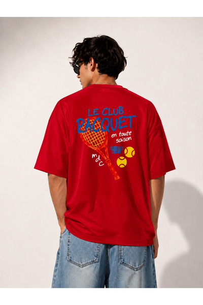 LORVEX Oversize Printed T-Shirt Cotton Comfortable Fit Premium T-Shirt