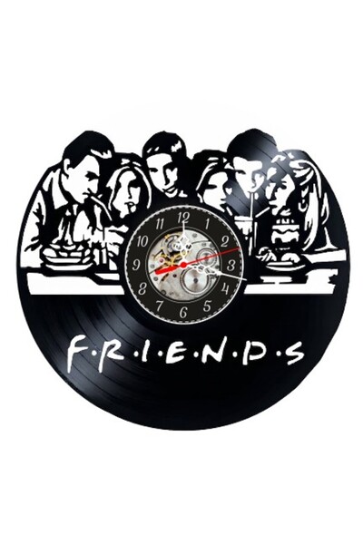 OEM Decorative wall clock made from vinyl record, Friends TV Series Model, Ch...