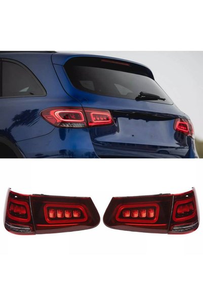 Carner Σετ Πίσω Φώτων για Mercedes-Benz GLC C253/X253 Προ-αναβαθμισμένο σε εμ...