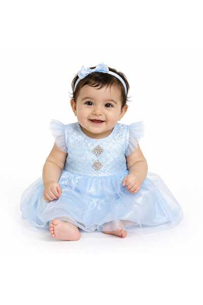 Generic Children's Dress with Tulle Skirt and Lace Applique for Special Occas...
