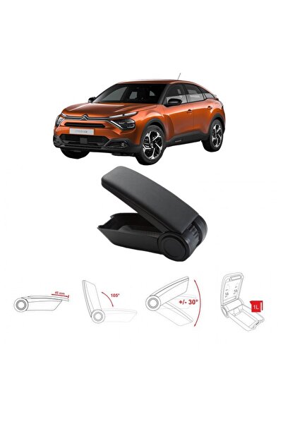Armster Κονσόλα Υποβραχιόνιου με Χειρόφρενο OE1 Για Citroen C4 Spacetourer 20...