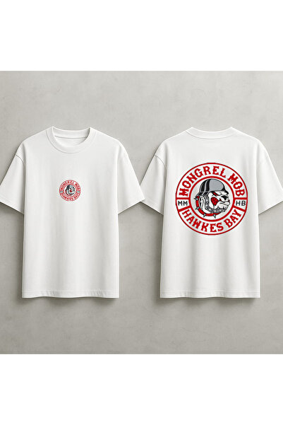 MAGORS Oversize Bandidos and Mongrel Mob Biker Club Back Printed Premium Unis...