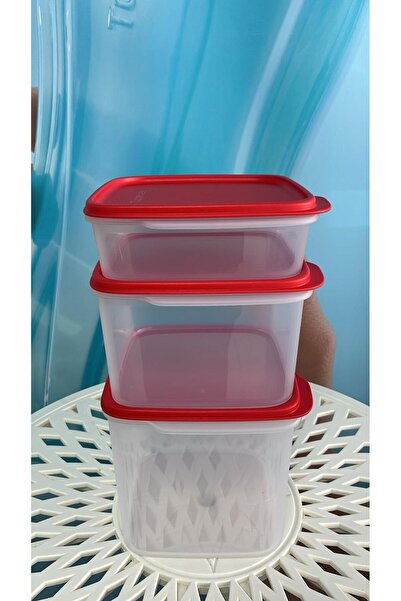 Tupperware Moduler 3'lü Set Yeni Renk