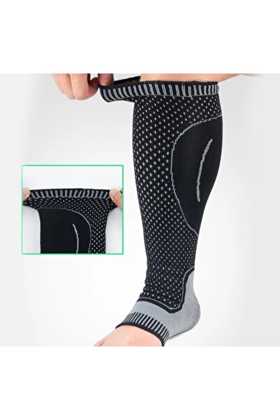 ORGANICYOU Jingba Compression Ankle and Calf Support Band – 20-30 Mmhg Compression |   For Plantar Fasciitis, Heel Discomfort, and Daily Circulation Support |   1 Piece (XL)