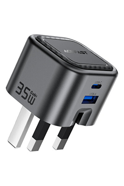 Acefast A120 GaN 35W Charger with USB-C and USB-A Ports (UK Plug)