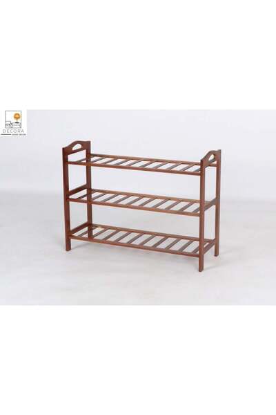 DEC13 Shoe Cabinet, Size 68*23, Height 52, Brown Color.