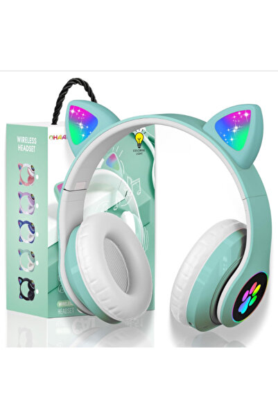 OEM Casti dragute cu ureche de pisica Bluetooth 5.0 Casti fara fir pentru joc...