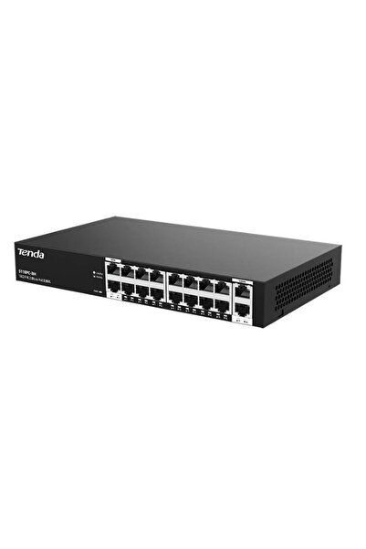 Universal تندـا S218GPC-BH16FE مفتاح شبكات PoE+ بقدرة 167 واط مع منفذين GE لل...