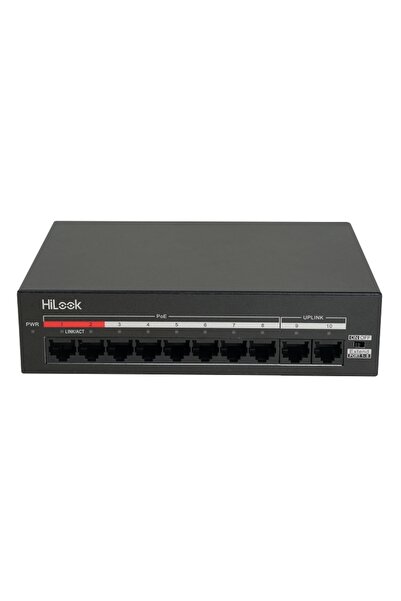 Universal HILOOK NS-0110MP-60 محول شبكة غير قابل للإدارة بـ 8 منافذ 10/100 و ...