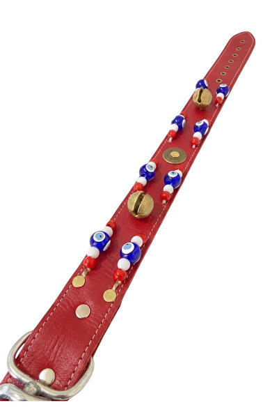 Sürmeli Tasma Kangal Dog Collar Genuine Buffalo Leather 5 cm Wide with Double...