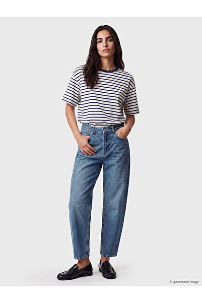 LC Waikiki Esvab • Modern & Distinctive Barrel Fit Women's Jean Pants