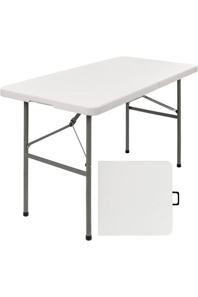 Cady One Foldable Table with Durable Waterproof and Scratch Resistant Plastic...