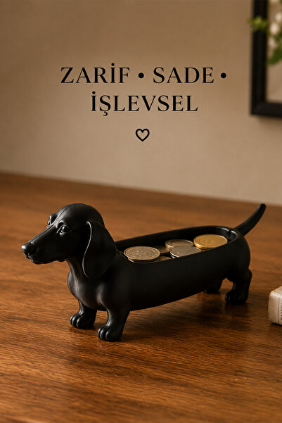 İBERİALHOME Dekoratif Sosis Köpek Anahtarlık Düzenleyici | Dachshund Masa Üst...